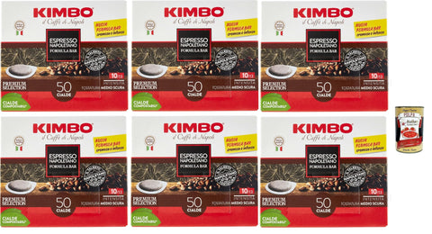Espresso Napoletano, Formula Bar, Cialde Compostabili, Cialde Ese 44mm, 6x Box Lot De 50 Dosettes De Café + Italian Gourmet Polpa 400g