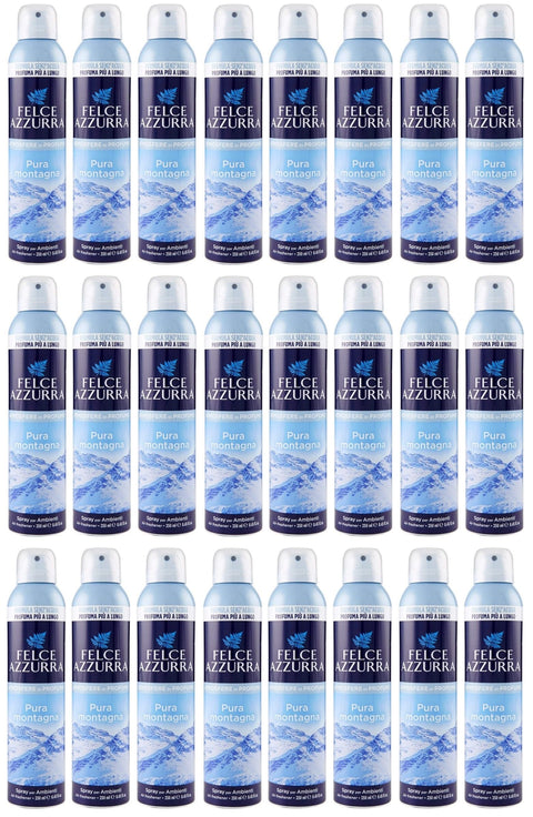 Felce Azzurra Pura Montagna Lot De 24 Déodorants D'ambiance En Spray 250 Ml