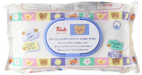 Trudi Baby Care 72 Lingettes Nettoyantes Au Nettar Des Fleurs