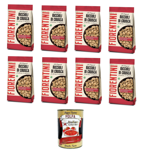 Fiorentini Gli Originali Riccioli Di Crusca Die Original Kleielocken Ja Zur Figur, Nein Zum Hunger 8 X 250g + Italian Gourmet Polpa 400g