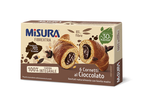 Misura Fibraextra Cornetti Integrali Torta Con Brioche Integrale Al Cioccolato
