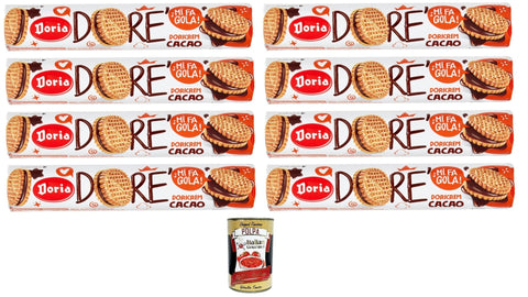 Doria Dorè Doricrem Gusto Cacao Tubo Dorè Doricrem Tube De Saveur De Cacao 8 X 150 G + Polpa Italien Gourmet