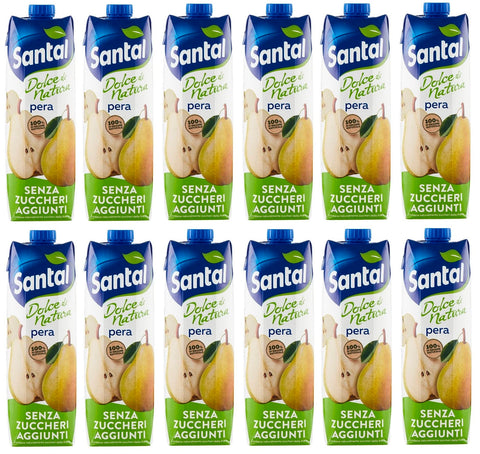 Parmalat Santal Succo Di Frutta Pera Dolce Di Natura Zero Courgettes Aggiunti Jus De Fruits Nul Ajout De Sucre Tetrapack 1000 Ml
