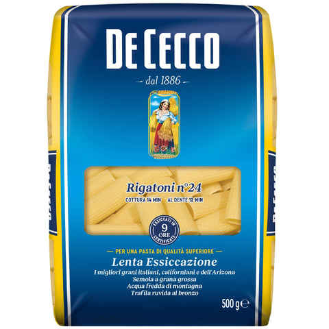 De Cecco Rigatoni Pâtes 24 X 500 G