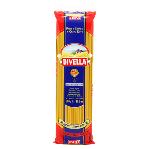 Divella Spaghetti Ristorante 8 Cottura 7 Minuti 500 Grammi (082664)