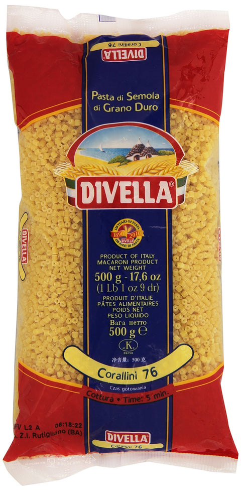 Divella Corallini 76 Cottura 5 Min Da 500 Grammi (082659)