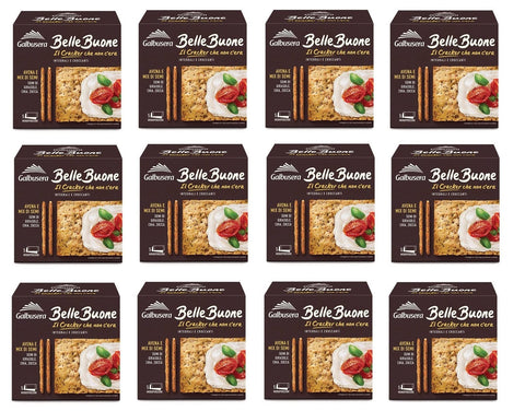 Galbusera Bellebuone Lot De 12 Craquelins À Grains Entiers Avec Avoine Et Mélange De Graines (5 X 40 G) 200 G