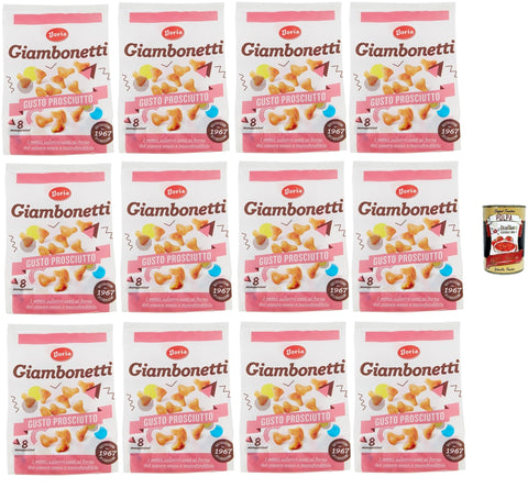 Doria Giambonetti Prosciutto Saveur Jambon Saveur De Jambon Cuit Au Four, 12 X 320 G + Italian Gourmet Polpa 400 G