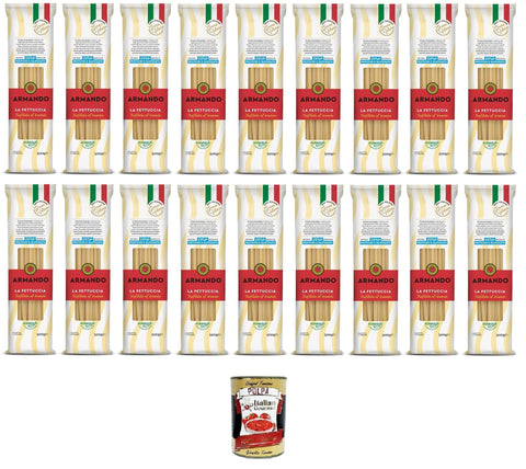 Armando La Fettuccia Lot De 14 Pâtes Bronzées 100 % Italiennes 500 G + Boîte De 400 G