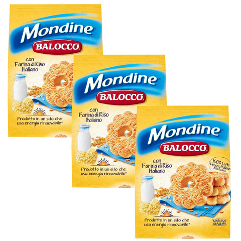 Balocco Mondine - Biscuits Sablés Italiens 700g (Mondine, X3)