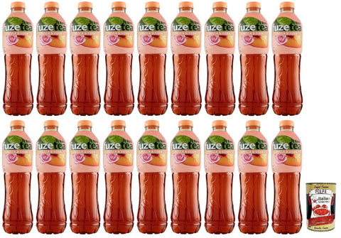 Fuze Tea Pesca Lot De 18 Bouteilles Jetables En Pet 1,25 L + 400 G Gourmet Italian Gourmet Polpa Di Pomodoro