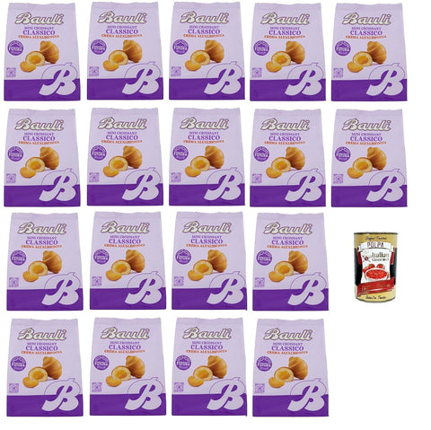 18x Bauli Extra Golosi Mini Croissant Cioccolato Gr.75 + Italian Gourmet polpa 400