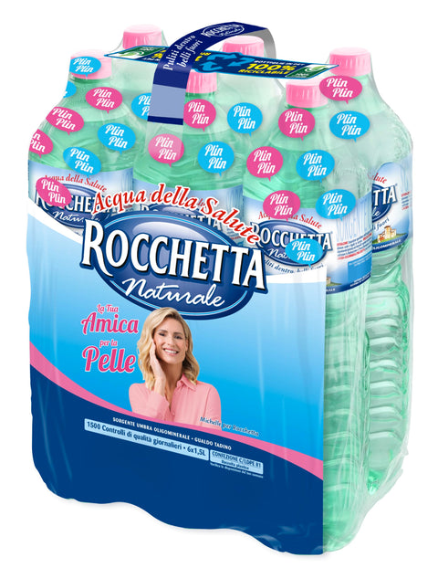 Acqua Rocchetta Naturale Litri 1.5 Confezione Da 6 Bottiglie (1000027896)
