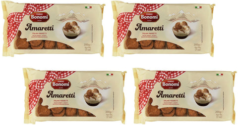 Forno Bonomi: Amaretti Biscuits Amaretti 200 Gr – Lot De 4 – Total 800 G