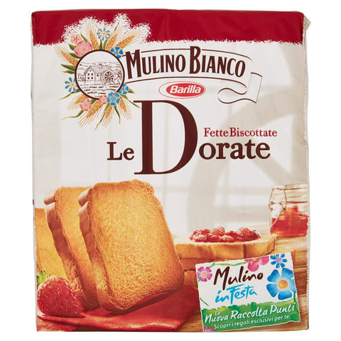 Mulino Bianco Le Dorate Fette Biscottate Golden Rusks D'italie 315 G