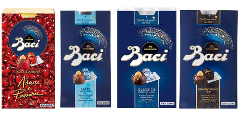 Pack De Test Baci® Perugina® Praline Bijou Classico Fondente Latte Dolce Et Gabbana Bijou Amore & Passione