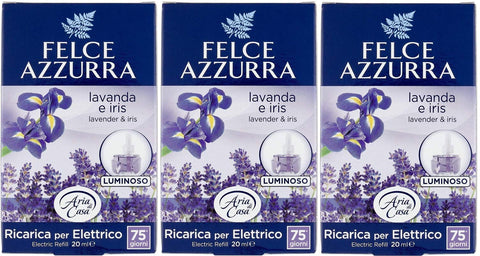 Felce Azzurra Aria Casa Lot De 3 Désodorisants Pour Chambre À Air Ambiant 20 Ml