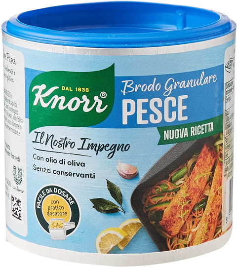 Knorr Brodo Lot De 3 Bouillons Granulés Nuova Ricetta Pesce 150 G