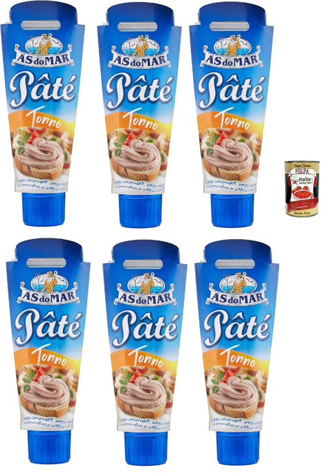 As Do Mar Patè Tonno Lot De 6 Crèmes De Thon 100 G - Étalante + Italian Gourmet Plpa 400 G