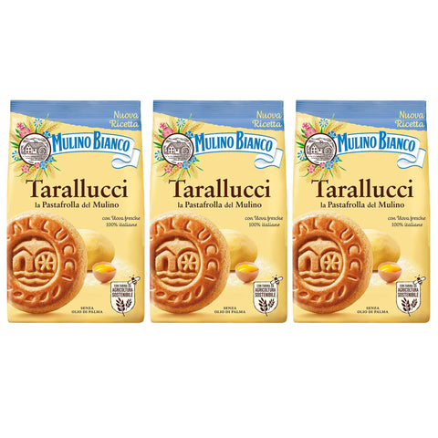 Mulino Bianco Tarallucci Biscuits Sablés D'italie 350g (Tarallucci, X3)