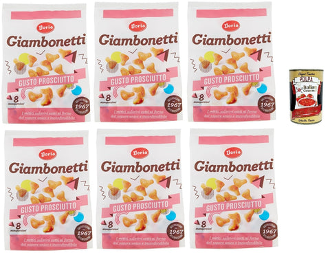 Doria Giambonetti Prosciutto, Saveur Jambon Cuit Au Four, 6 X 320 G + Italian Gourmet Polpa 400 G