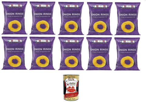 Patriots Onion Rings, Patatine Alla Cipolla Onion Rings, 10 X 40 G + Italian Gourmet Polpa 400 G