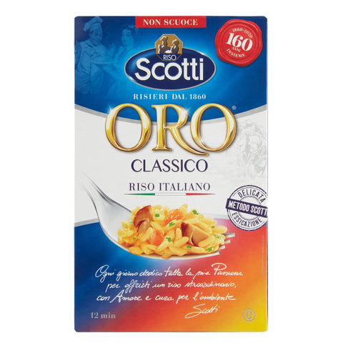 6 X Riso Scotti Selezione Oro Classico 1 Kg De Riz Italien Parbouilli