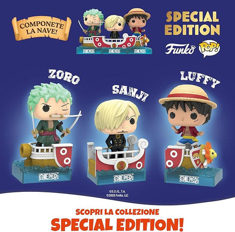 Kinder GranSorpresa Maxi One Piece Œuf de Pâques Funko Pop One Piece Surprise en chocolat au lait fin 220g