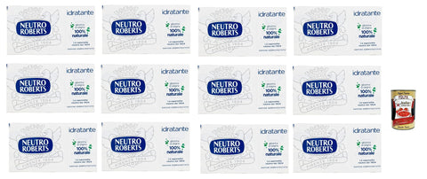 Neutro Roberts Solido Idratante Lot De 12 Savons Hydratants (3 X 100 G) + Italian Gourmet Polpa 400 G