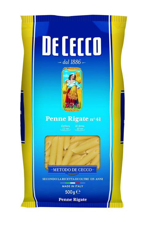 De Cecco Penne Rigate Pâtes De Semoule 500 G Lot De 24