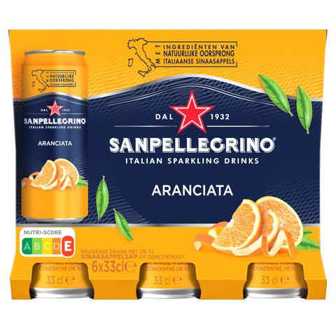 San Pellegrino Aranciata Boîte 24 X 0,33 Cl
