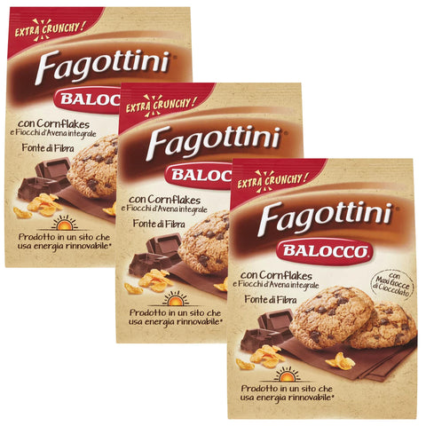 Balocco Fagottini - Biscuits Sablés Aux Morceaux De Chocolat 700g (Fagottini, X3)