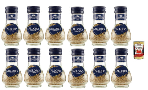 La Drogheria Foglio Di Alloro, Macinate, Feuille De Laurier Moulue, Idéale Pour Mariner De La Viande Et Des Jeux, Des Épices Braisées Et Grillées, Soupes De Légumineuses 12 X 18 G + Italian Gourmet