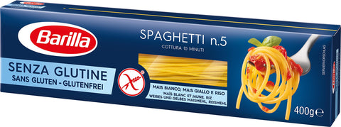 Barilla - Pâtes Sans Gluten - Spaghetti - 4 Paquets De 400 G [1600 G]