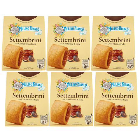 Mulino Bianco Settembrini -Sablés Italiens À La Confiture De Figues 300g (Settembrini, X6)