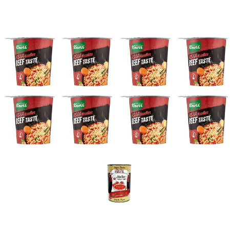 Knorr Asia Noodles MANZO Beef Taste 8x 63 g +  + Italian Gourmet polpa 400gr