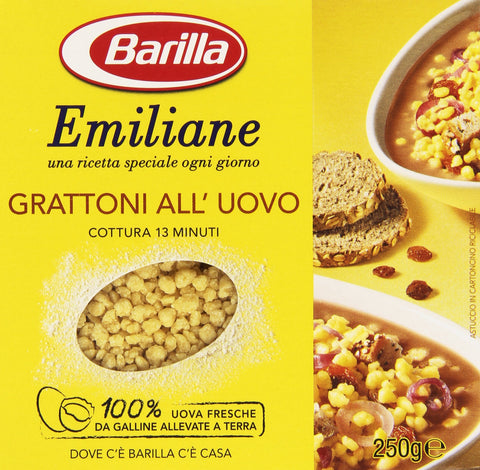 Barilla - Emiliane, Grattoni All'uovo - 250 G