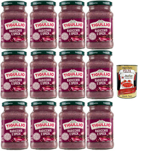 Star Tigullio Granpesto Pesto Radis Et Jambon Fumé 12 X 190 G Sauce + Italian Gourmet Polpa 400 G