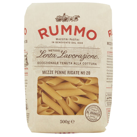 Rummo Pâte Mezze Penne Rigate N°28 500 G
