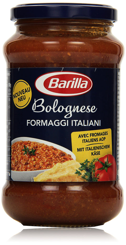 Barilla Pastasauce Bolognese Formaggi Italiani - Sauce Bolognaise 1 Verre (1 X 400 G)