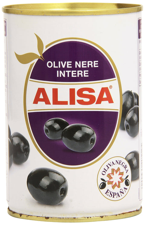 Alisa - Olive Nere, Intere, 425 G