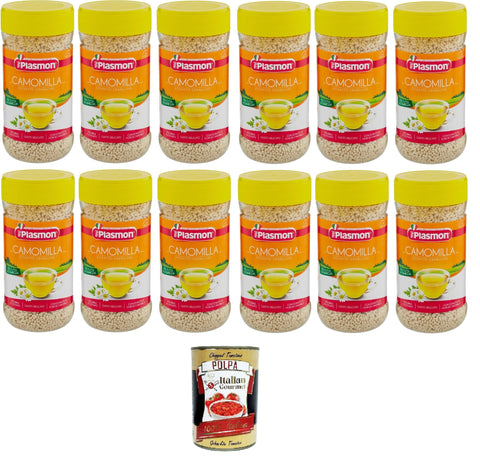 Plasmon Estratto Lot De 12 Extraits De Granulés De Camomilla De Camomille 12 X 360 G + Italian Gourmet Polpa 400 G