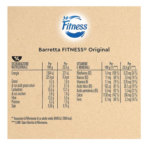 Nestlé Fitness Original Barrette 141g Barres de céréales complètes (6 x 23,5 g) 16 x 141 g