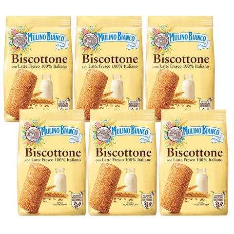 Mulino Bianco Biscottone Biscuits Sablés Italiens Au Sucre 700g (Biscottone, X6)