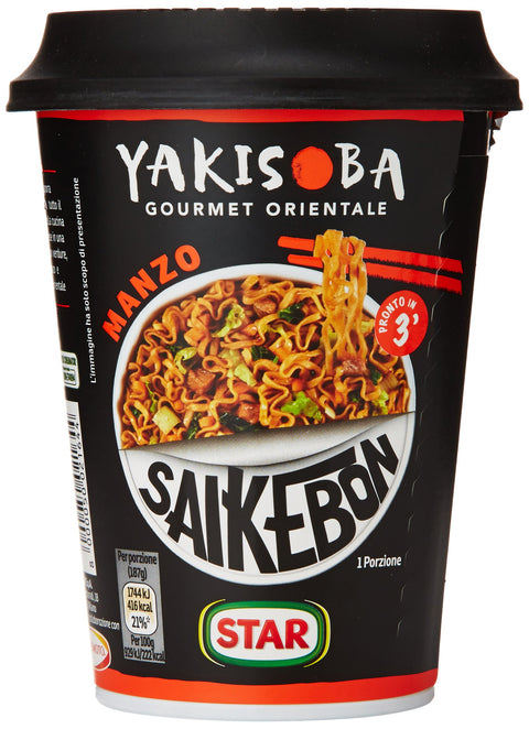 Star Saikebon Yakisoba Gourmet Oriental Avec Du Boeuf 93 Gr