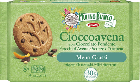 Mulino Bianco | Mulino Bianco Cioccoavena Biscuits Au Chocolat Noir Et À L'orange | Mulino Bianco Biscuits | Barilla - Mulino Bianco | 220 Gramme Total