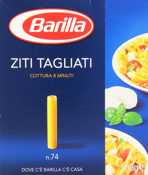 N 74 Cut Ziti N 74 Barilla 5 X 500 Gr