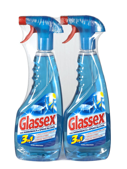 Glassex Nettoyant Pour Vitres Ammoniaca