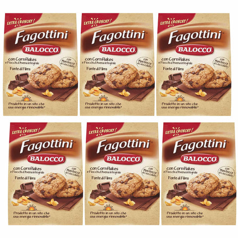 Balocco Fagottini - Biscuits Sablés Aux Morceaux De Chocolat 700g (Fagottini, X6)