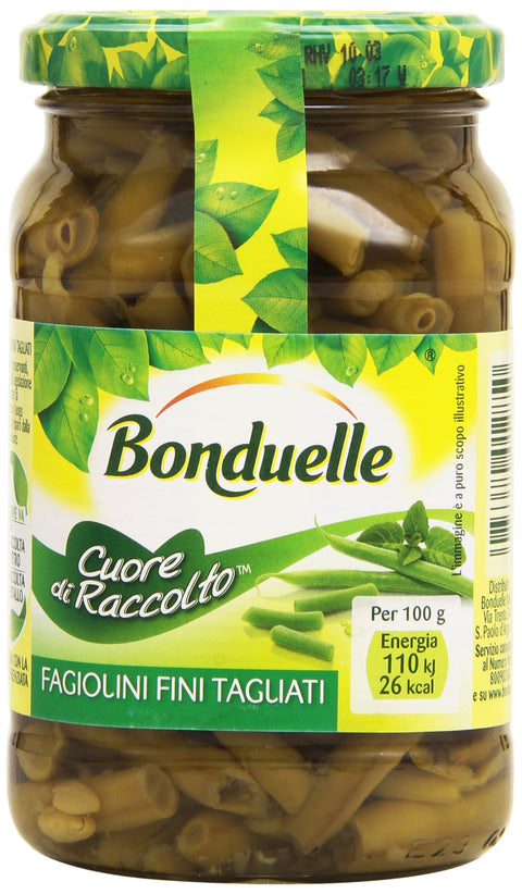 Bonduelle Factices 6 X Italien Vert Grains 330 G Bocal En Verre Prêt À Emporter Partout.